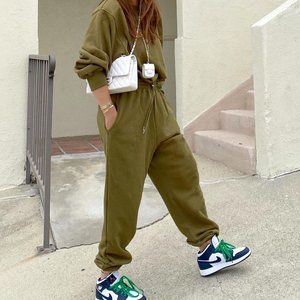 The Frankie Shop - Vanessa Sweatpants - Martini Olive